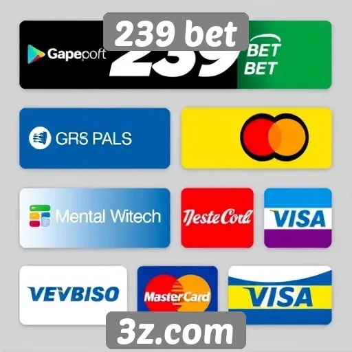 Métodos de pagamento aceitos no 239 bet